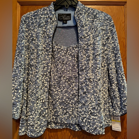 Alex Evenings 2 Piece set Petite Medium - Picture 4 of 6